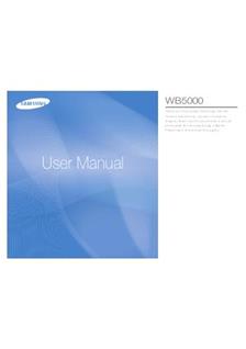 Samsung WB 5000 manual. Camera Instructions.